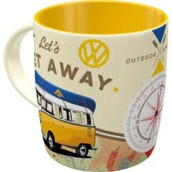 Nostalgic Art Tasse "Set VW Bulli - Let's Get Away" 330 Ml -Motorradzubehör de000978757