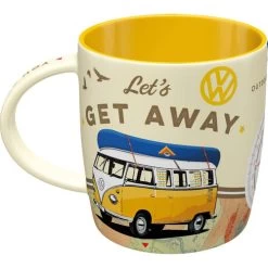 Nostalgic Art Tasse "Set VW Bulli - Let's Get Away" 330 Ml -Motorradzubehör de000978763