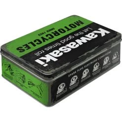 Nostalgic Art Vorratsdose Flach "Kawasaki - Motorcycles"