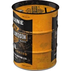 Nostalgic Art Spardose Ölfass "Harley-Davidson - Genuine Oil"