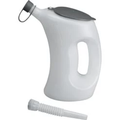 Pressol Messkanne Mit Deckel Und Flexrohr 2000ml Weiß Transparent