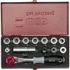 12,5mm (1/2") Durchsteck-Steckschlüssel-Garnitur 13-teilig -Motorradzubehör de000999511