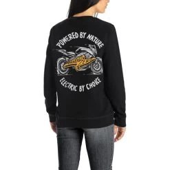 Sweatshirt John Zero Schwarz -Motorradzubehör de001006472