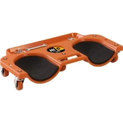 Kniebrett Mit Rollen Schwarz/orange