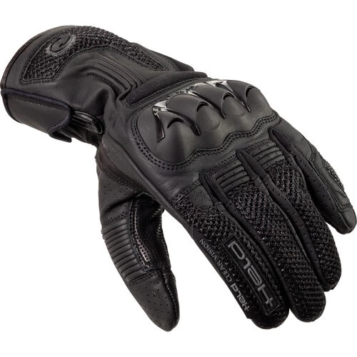 Dune Leder-/Textilhandschuh Kurz Schwarz 4 Dune Leder-/Textilhandschuh Kurz Schwarz – Bild 2