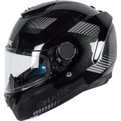 Shark Helmets Spartan Carbon Silber Integralhelm -Motorradzubehör de001013459