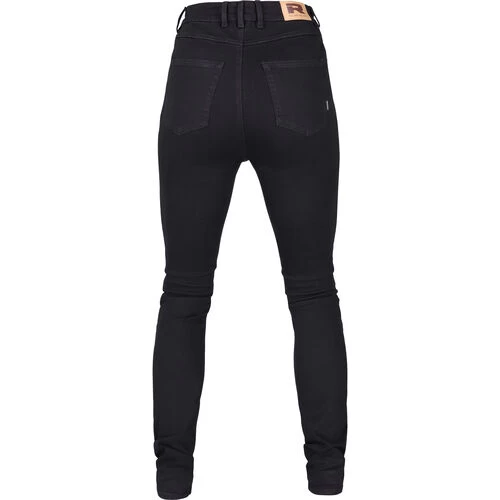 Richa Second Skin Damen Jeans Kurz Schwarz 3 Richa Second Skin Damen Jeans Kurz Schwarz