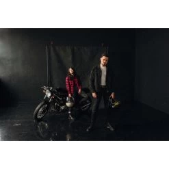 California Damen Jeanshose Schwarz -Motorradzubehör de001024395