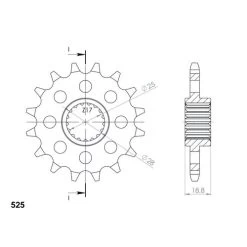 Kettenkit 525ZVM-X Niet X 16/40/106 Für RSV 1000 V2 04-11 -Motorradzubehör de001025617