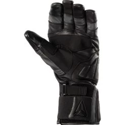 Twin Peak WP Leder/Textilhandschuh Lang Schwarz