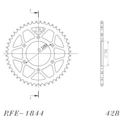 Kettenkit 428D Clip S 14/48/132 Für Yamaha MT-/YZF R125