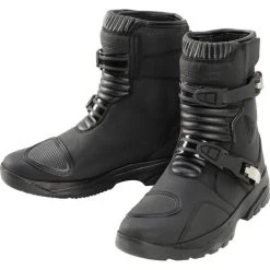 Robson WP Damen Motorradstiefel Kurz Schwarz