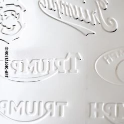 Nostalgic Art Blechschild 30 X 40 Cm Triumph - Logo Evolution -Motorradzubehör de001033594