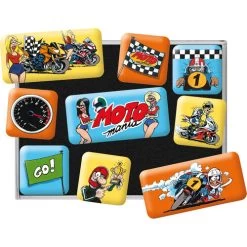 Nostalgic Art Magnet-Set MOTOmania - The Winner Takes It All