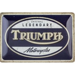 Nostalgic Art Blechschild 20 X 30 Cm Triumph - Legendary Motorcycles