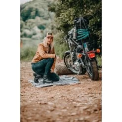 Brave Ebony Damen Lederjacke Beige -Motorradzubehör de001041534