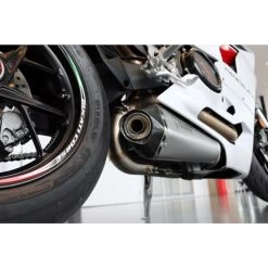Delta Race Auspuff D.046.KDRX Silber Für V2 Panigale/Streetf