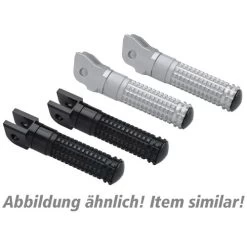 MIZU Fußrastenpaar Race Für Sozius Silber/silber 20004 -Motorradzubehör de001083871 2